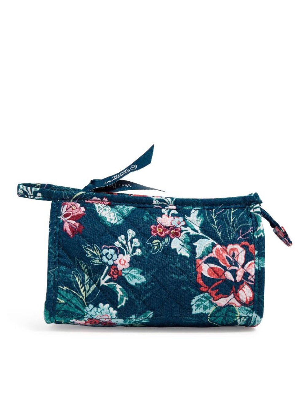 Vera Bradley Cotton Mini Trapeze Cosmetic Bag / Rose Toile NWT